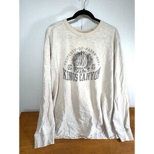 Sequoia Kings Canyon Long Sleeve Graphic Park Tee Shirt Mens XL